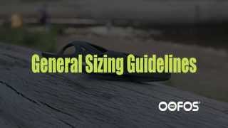 OOfos Recovery Footwear Sizing Guide [upl. by Robin274]