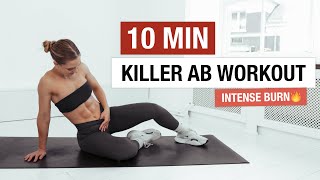 10 MIN KILLER AB WORKOUT [upl. by Aissert]