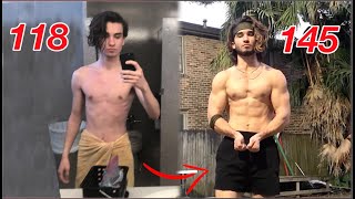 3 MONTH Calisthenics Transformation Skinny to Shredded 1819  Max Ramiller [upl. by Ecikram474]