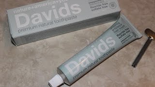 Davids Premium Natural Toothpaste naturaltoothpaste [upl. by Kadner434]