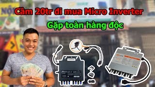 Dương Vlog  Bộ Micro Inverter hòa lưới AP System QS1 giá gần 20tr cho 1200w [upl. by Vitus]