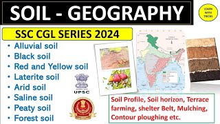 SOILS OF INDIA  GEOGRAPHY NCERT based PYQ🌝 [upl. by Fulvi]