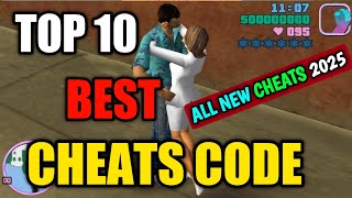 GTA Vice City Top 10 Cheats Codes  New 2024   SHAKEEL GTA [upl. by Etnauj]