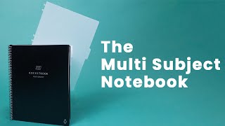 Introducing Rocketbook Multi Subject Notebook [upl. by Ennove]