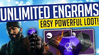 Destiny 2  UNLIMTED UMBRAL ENGRAMS FAST Powerful Rewards EASY AFK Farm amp More [upl. by Yedarb]