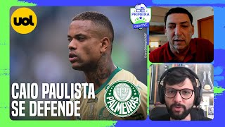 CAIO PAULISTA DO PALMEIRAS DEPÕE À POLÍCIA NEGA AGRESSÃO E DÁ VERSÃO SOBRE BRIGA COM EX [upl. by Elah]