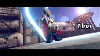 Lego Marvel Superheros Part 7 Bifrosty Reception [upl. by Nerral]