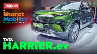 Productionspec Tata Harrier EV walkaround  the first AWD Tata EV I odmag [upl. by Okram377]