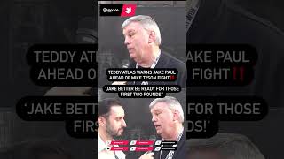 TeddyAtlas WARNS JakePaul ahead of MikeTyson Boxing Boxeo BoxingNews Tyson UFC Boxer [upl. by Asiel]