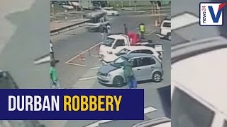 WATCH Dramatic footage of armed robbery in Durban [upl. by Mcbride898]