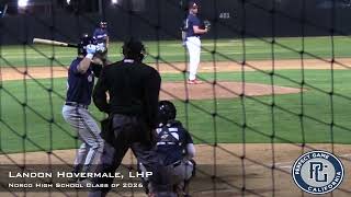 Landon Hovermale Prospect Video LHP Norco High School Class of 2026 [upl. by Friede381]