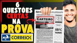 6 Questões Certas que vão cair na Prova dos Correios 2024  Concurso Correios 2024Questões da Prova [upl. by Randell]