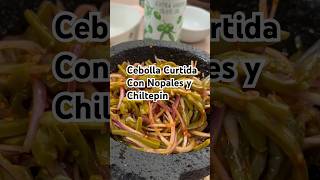 Cebolla Curtida Con Nopales y Chiltepin cebollacurtidaconnopales mexicanfood cactus aguachile [upl. by Allen147]