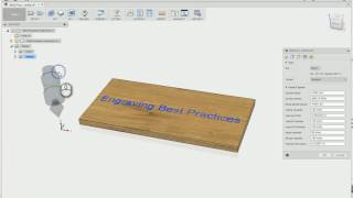 Best Practices for Engraving in Fusion 360 [upl. by Kendre]