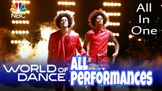 Les Twins  World Of Dance  All Performances [upl. by Ahsirek934]