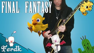 Final Fantasy I to VI  quotBattle Theme Medleyquot 【Metal Guitar Cover】 by Ferdk [upl. by Ansell]