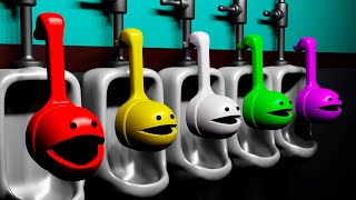 Otamatone Skibidi Toilet x1 Vs x5 Funny Animation Meme skibiditoilet otamatone [upl. by Haraz]