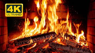 🔥 Cozy Fireplace 4K 12 HOURS Fireplace with Crackling Fire Sounds Crackling Fireplace 4K [upl. by Yellat202]