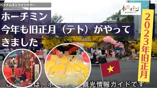 【２０２３年旧正月】今年も旧正月（テト）がやってきました。毎年恒例の旧正月前のイベントは今年もアオザイ美女がたくさん記念撮影をしていました。 [upl. by Nonahs]