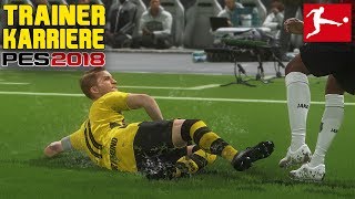 EXTREME WASSERSCHLACHT IN HANNOVER💧 Bundesliga Trainer Karriere  Pro Evolution Soccer 2018 [upl. by Alyel]