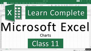 Excel Charts Class 11  Microsoft Excel Course in Urdu  Excel Complete Tutorial [upl. by Ynad]