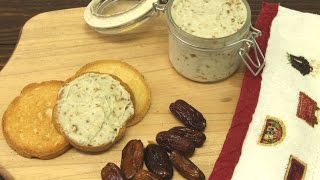 Paté de queso azul y dátiles con Thermomix  Receta fácil [upl. by Nalo]