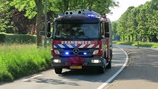 Brandweer Ravenstein met spoed naar Brandgerucht bij Boni supermarkt aan Schaafdries in Ravenstein [upl. by Brigitta]