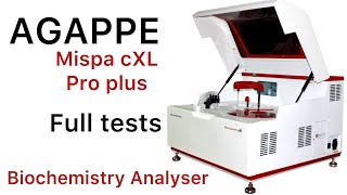 AGAPPE Mispa cXL pro plus Biochemistry Analyser മലയാളം LabtechTechlifestyle fully [upl. by Hamburger]