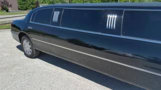 Black Lincoln Town Car Limousine  Lake Erie Limo  4407496090 [upl. by Ellenar207]