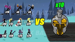 What CHAMPION can STAND against UNDEAD SPEARTON ZOMBIE  STICK WAR LEGACY  STICK BATTLE [upl. by Yole]