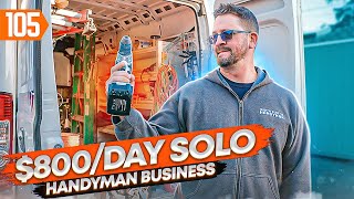 Handyman Makes 1000 Per Day See How He’s Grown His Business [upl. by Dahsraf]