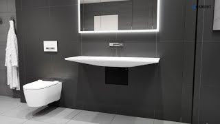 Geberit ONE floating wash basin  Installation [upl. by Julius]