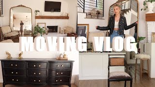 MOVING VLOG 2 UNPACKING NASTY GAL HAUL DIY PROJECT NEW THRIFTED CHAIRS [upl. by Riannon]