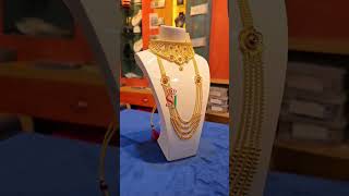 Saline jewellery shop goldnacklace goldjewellery gold 22crtgold jewellery earrings [upl. by Einomrah]