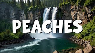 Peaches Lyrics ft Daniel Caesar Giveon  Justin Bieber Lyrics [upl. by Eteragram]