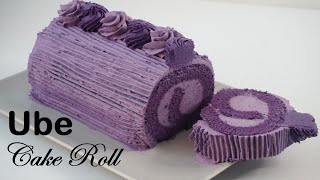 Ube Cake Roll  Purple Yam Cake [upl. by Larner]