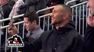 🚨LOMACHENKO AND USYK 🚨CELEBRATING OLEKSANDR GVOZDYK SHOCKING 11TH ROUND KO ON ADONIS STEVENSON [upl. by Toback]