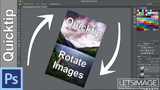 Photoshop Quick Tip How to Rotate a Selection or an Image  Photoshop Tutorial [upl. by Notsa]