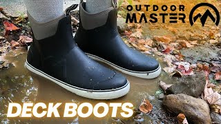 Outdoor Master Deck Boots  AntiSlip Waterproof Boots [upl. by Lagasse701]