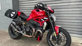 Ducati Monster 1200R featuring Hepco amp Becker CBOW Luggage and Tankbag [upl. by Helsie367]