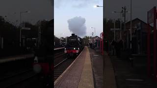 45212 Powers Past Whalley with 57313 2024 train steamengine trainspotting black5 class57 [upl. by Handy]