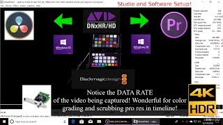 Make atomos recorder for Windows PC Pro ress 422 10bit capture decklink cards [upl. by Euqinamod557]