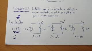 Circuitos  Linealidad y Superposición Explicación 1 [upl. by Sucramraj]