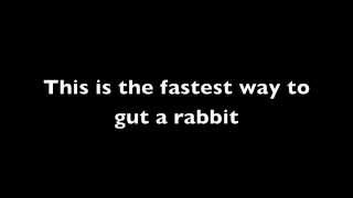 How to gut a rabbitThe easy way [upl. by Joleen]