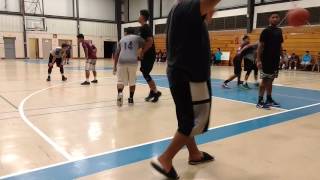 Hawaii Marshallese basketball game [upl. by Ahsaekal]