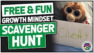 Yes I Can Growth Mindset Kids Scavenger Hunt [upl. by Stambaugh]