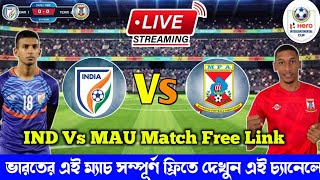 🚨 India Vs Mauritius Match Live Free Linkফ্রিতে এই ম্যাচ লাইভ দেখুন 📸 India Intercontinental Live [upl. by Otreblaug]