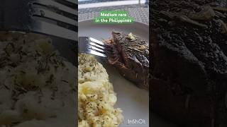 DELICIOUS AUSTRALIAN STEAK retiringinparadise steak meat ribeyesteak shorts [upl. by Lipsey]