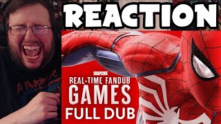 Gors quotMarvels SpiderMan Full Dub  RealTime Fandub Games by SnapCubequot REACTION [upl. by Irol938]