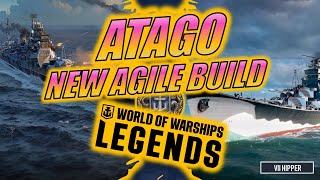 Atago  NEW Agile Build World of Warships Legends [upl. by Metzger]